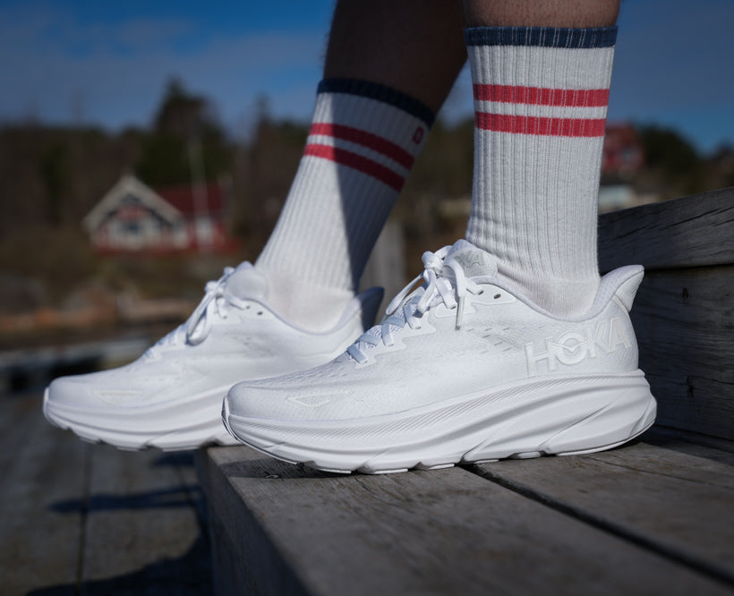 Hoka M CLIFTON 9 White / White – Framsport