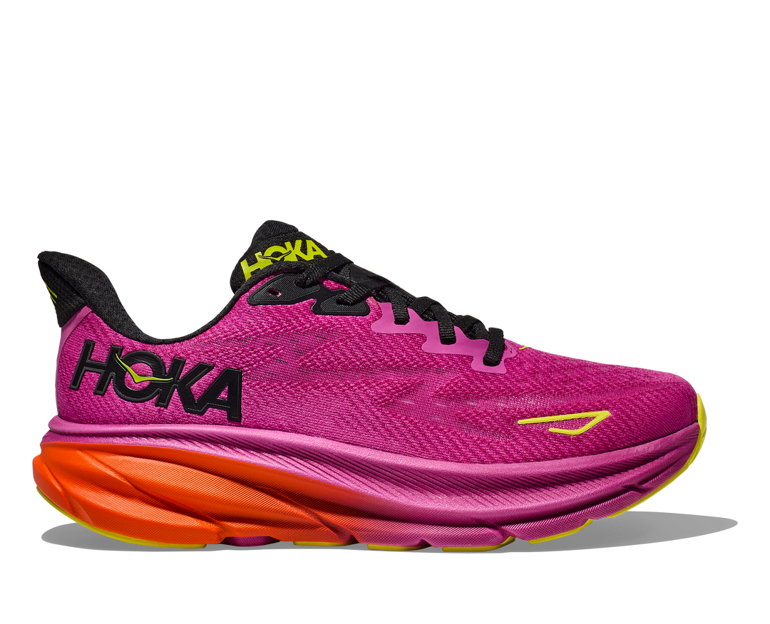 Hoka W CLIFTON 9 Fuchsia / Svart