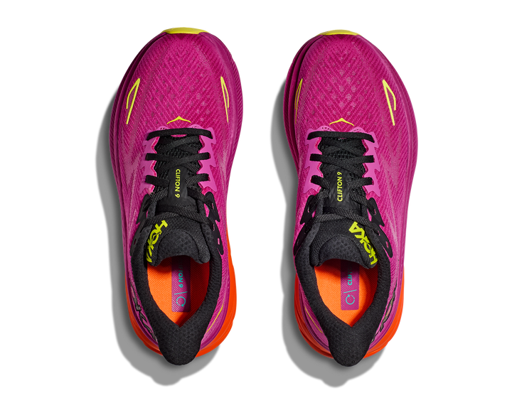 Hoka W CLIFTON 9 Fuchsia / Svart