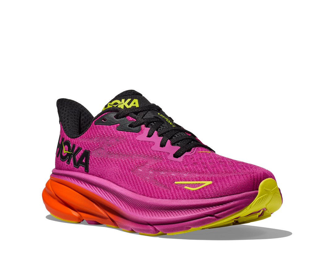 Hoka W CLIFTON 9 Fuchsia / Svart