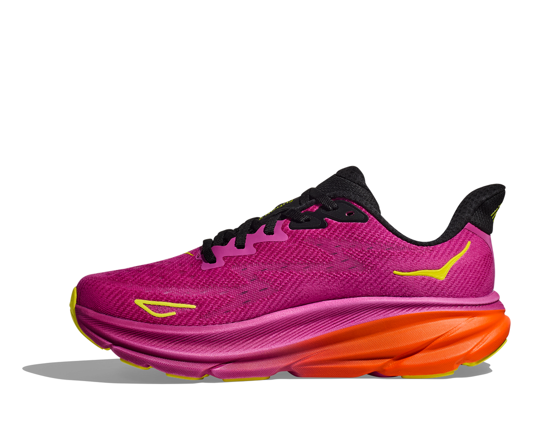 Hoka W CLIFTON 9 Fuchsia / Svart