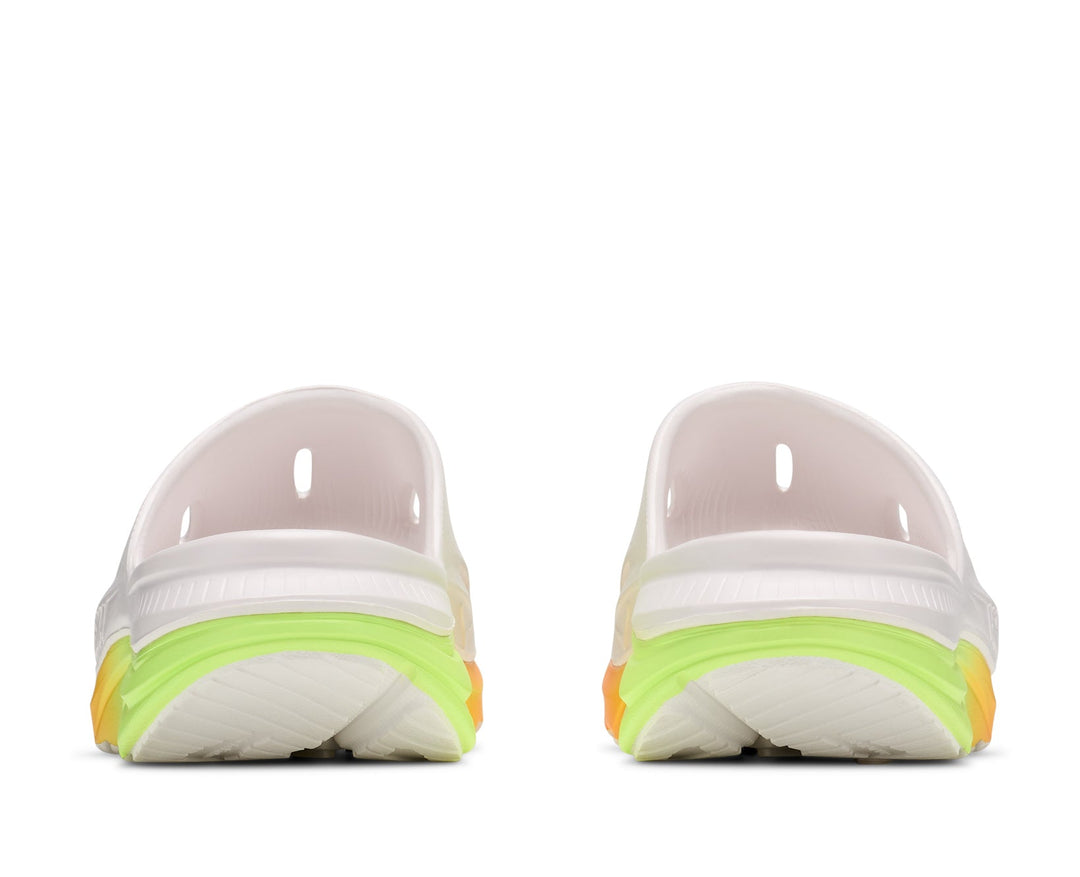 Hoka U ORA RECOVERY SLIDE 3 White / Neon Yuzu