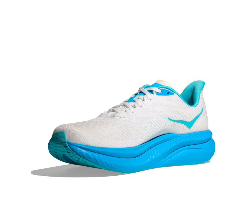 Hoka M MACH 6 Vit / Skyward Blå