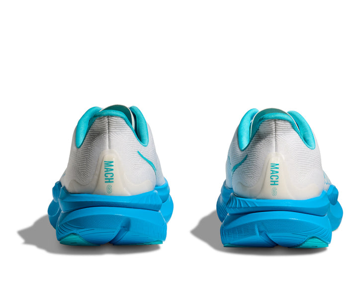 Hoka M MACH 6 Vit / Skyward Blå