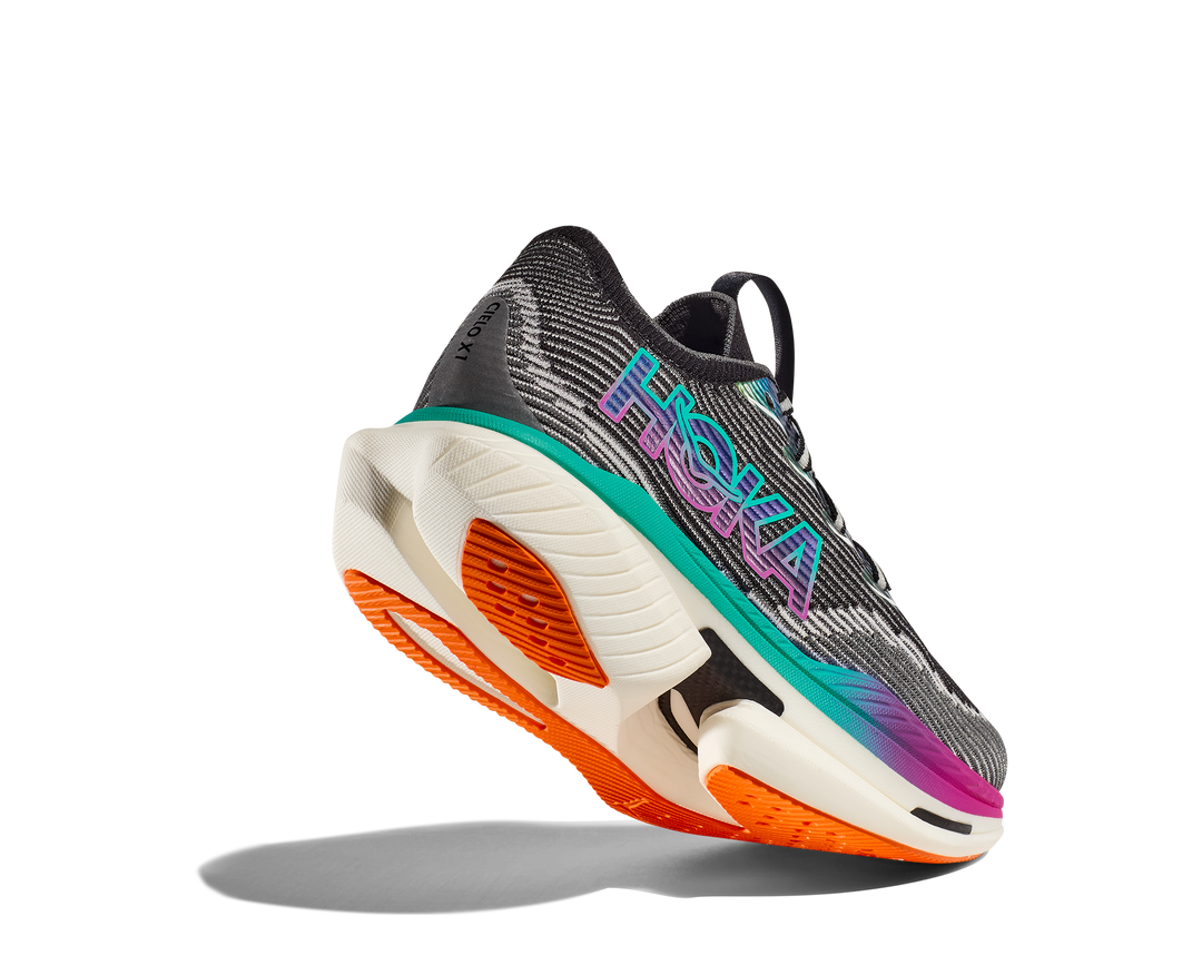 Hoka U CIELO X1 Svart / Electric Aqua