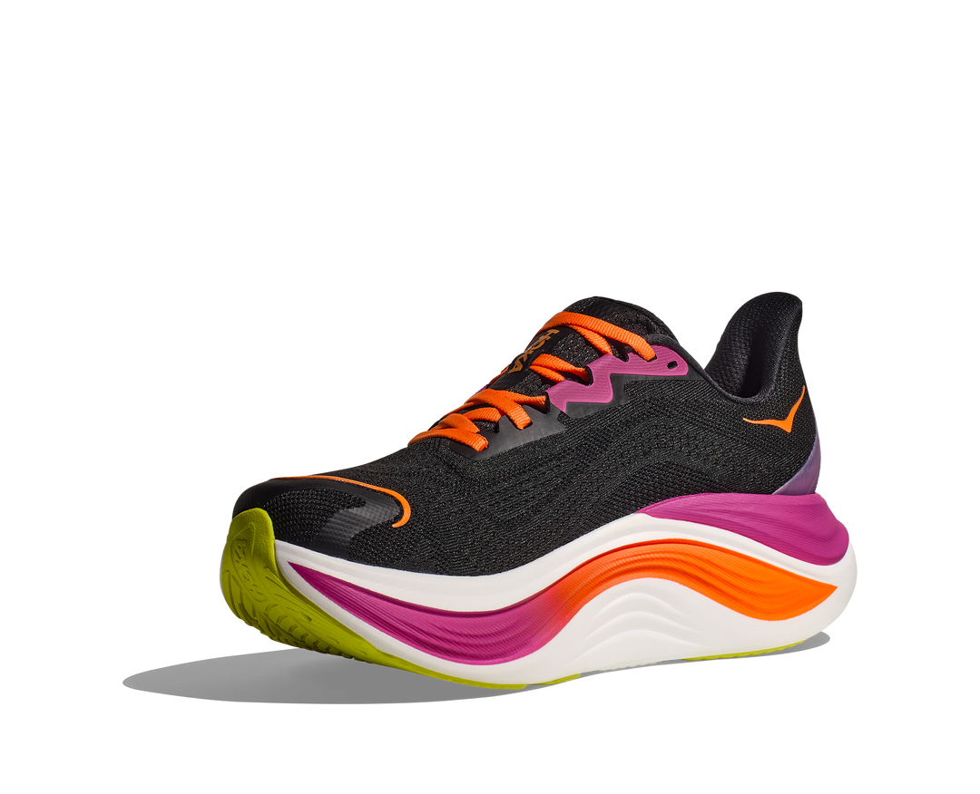 Hoka M SKYWARD X Svart / Electric Aqua