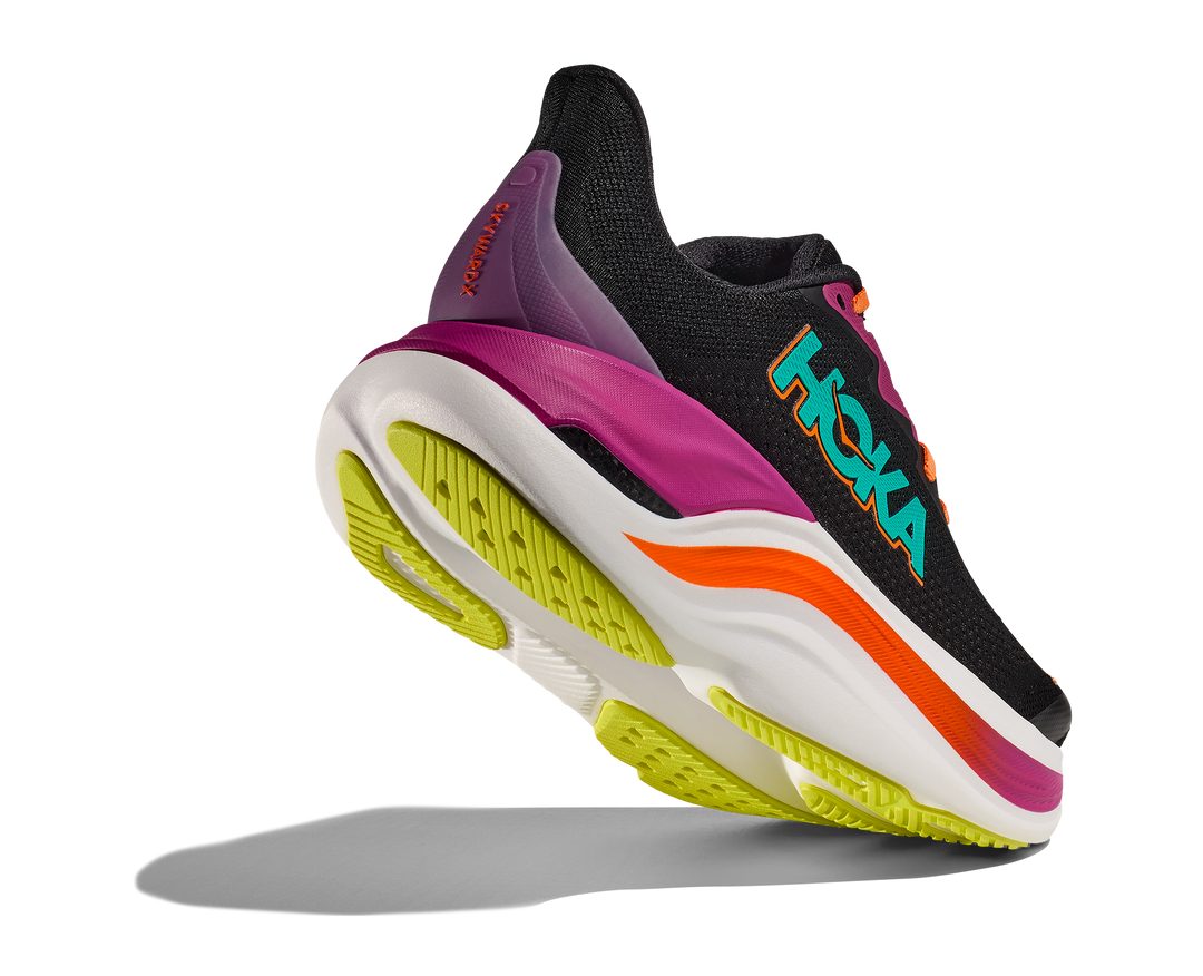 Hoka M SKYWARD X Svart / Electric Aqua