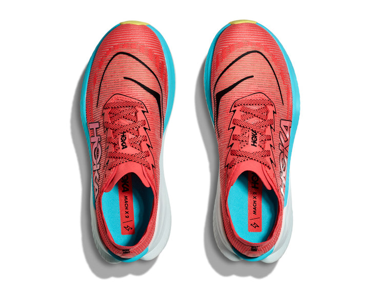 Hoka W MACH X 2 Grapefruit / Electric Coral
