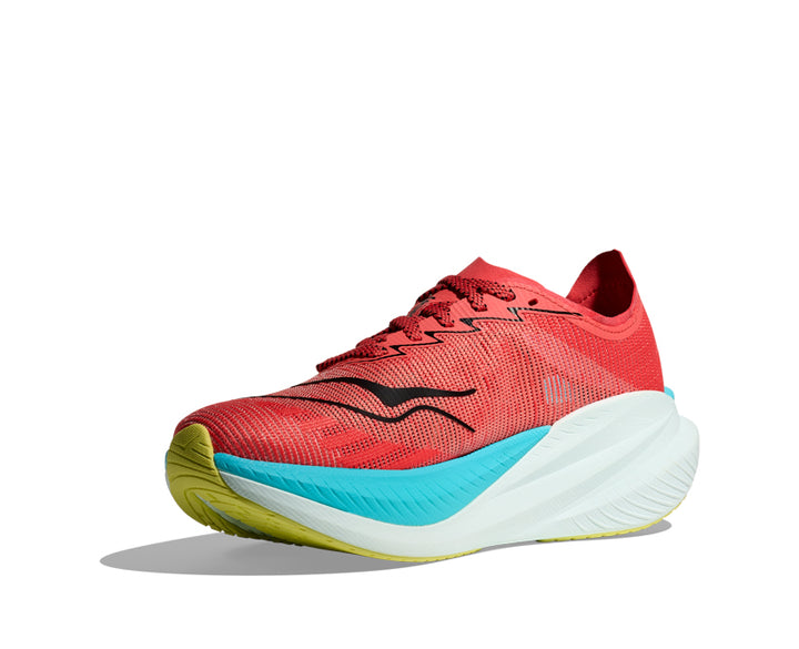 Hoka W MACH X 2 Grapefruit / Electric Coral