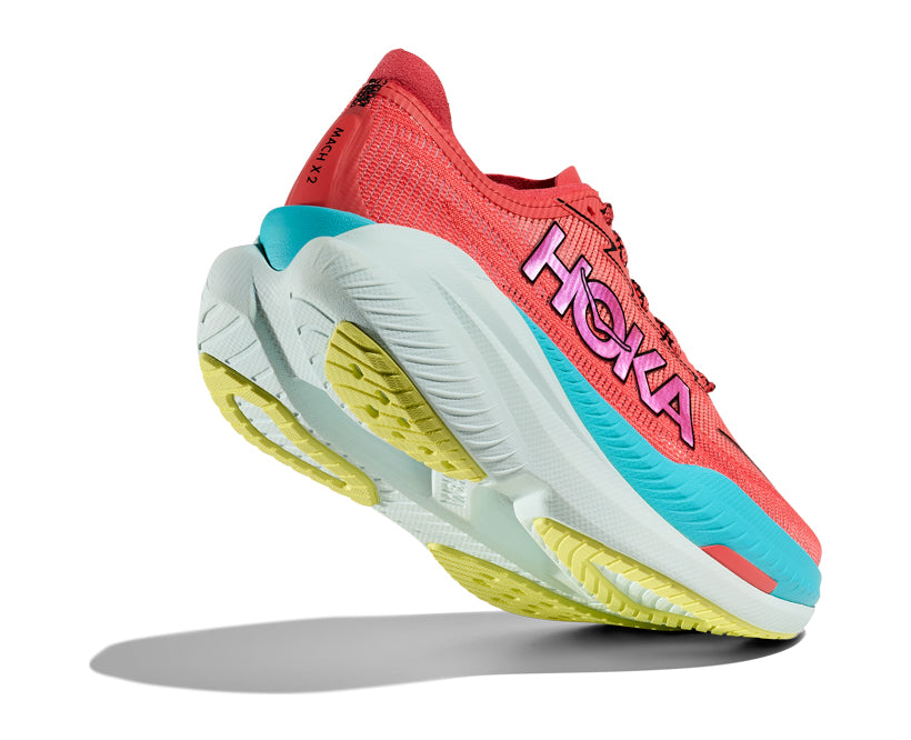 Hoka W MACH X 2 Grapefruit / Electric Coral