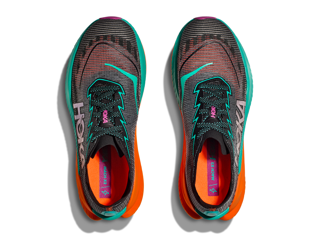 Hoka M MACH X 2 Svart / Elektrisk Aqua
