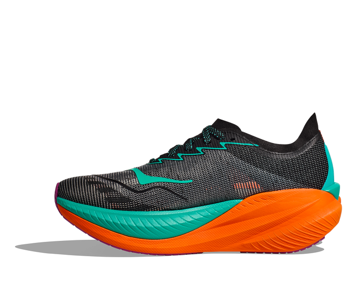 Hoka M MACH X 2 Svart / Elektrisk Aqua