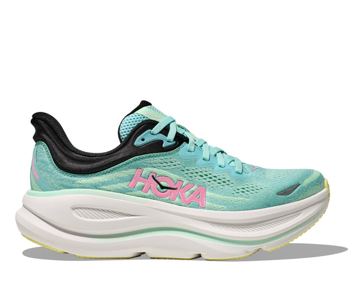 Hoka W BONDI 9 Blå Spark / Mint Fluorit 