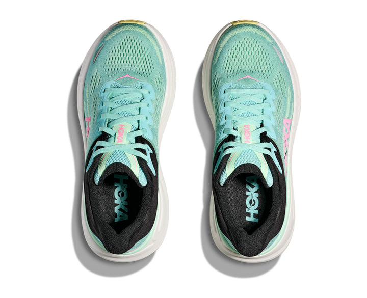 Hoka W BONDI 9 Blå Spark / Mint Fluorit 