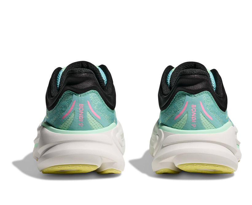 Hoka W BONDI 9 Blå Spark / Mint Fluorit 