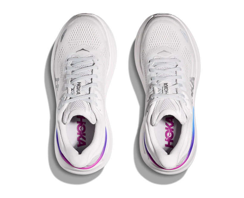 Hoka W BONDI 9 WIDE Cosmic Grå / Vit 