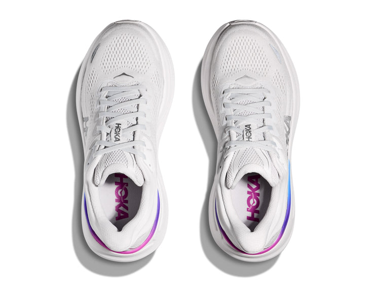 Hoka W BONDI 9 WIDE Cosmic Grå / Vit 