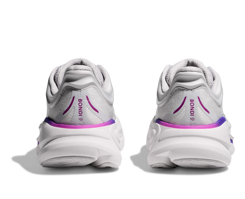 Hoka W BONDI 9 WIDE Cosmic Grå / Vit 