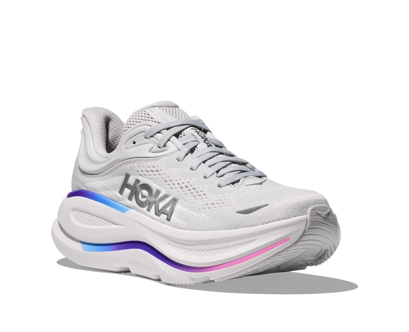 Hoka W BONDI 9 WIDE Cosmic Grå / Vit 