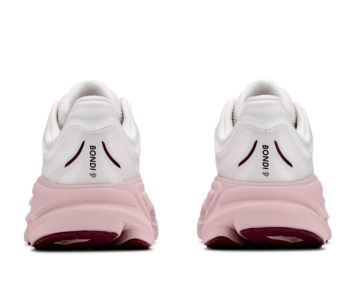 Hoka W BONDI 9 WIDE White / Pink Opal
