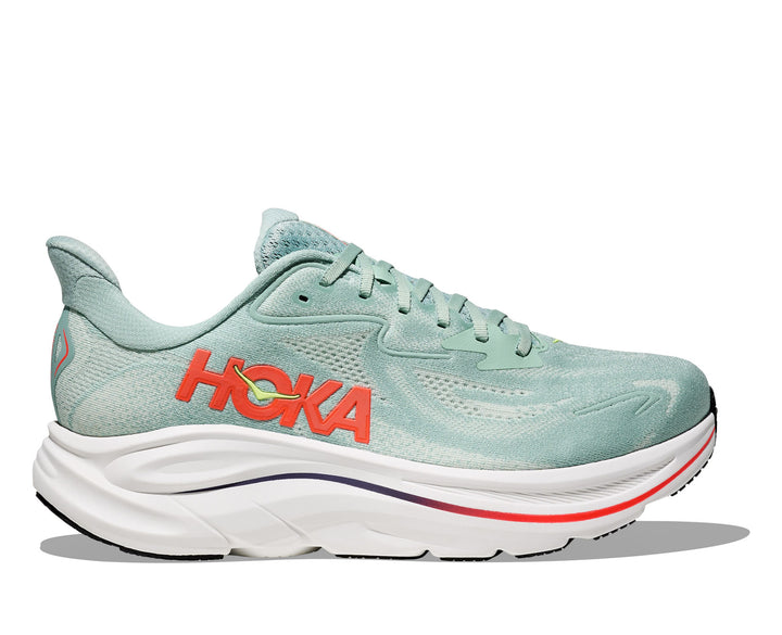 Hoka M CLIFTON 10 Sage / Neon Flame