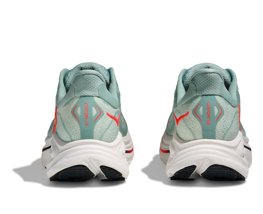 Hoka M CLIFTON 10 Sage / Neon Flame