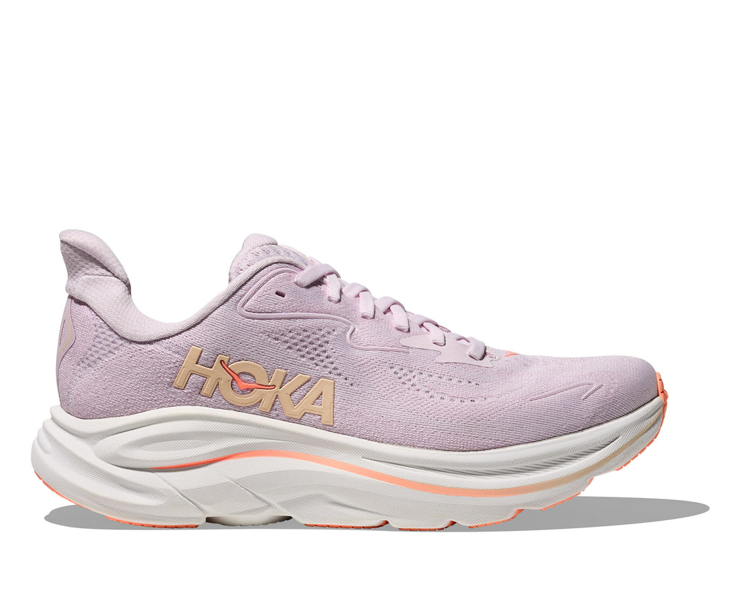 Hoka W CLIFTON 10 WIDE Lilac Cream / Tangerine Glow