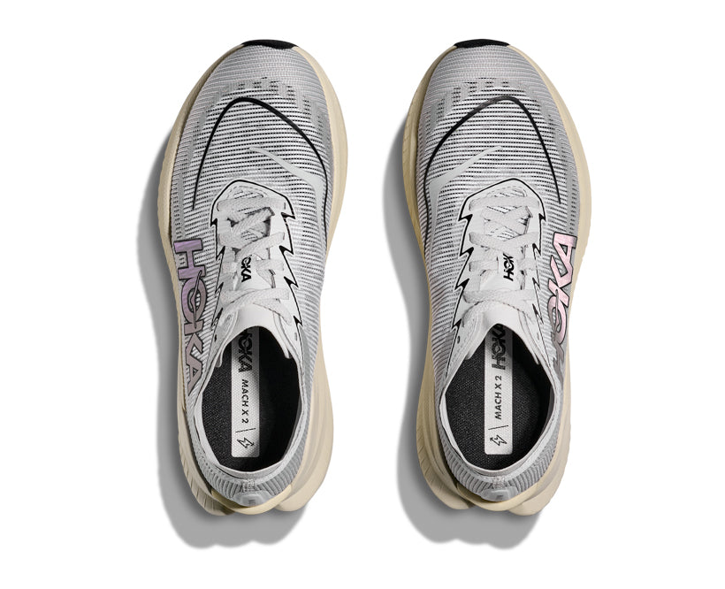 Hoka U MACH X 2 Vit / Kosmisk Grå