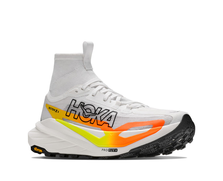 Hoka W TECTON X 4 Frost / Neon Tangerine