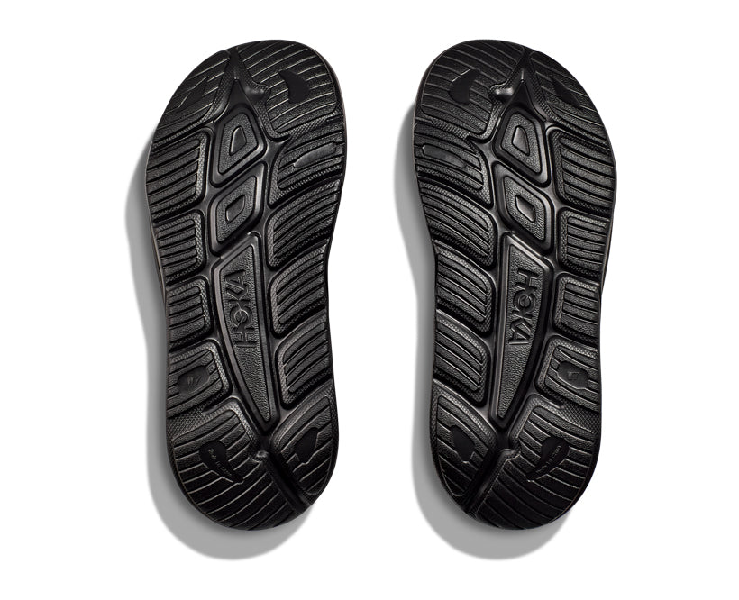 Hoka U ORA ATHLETIC SLIDE Svart / Vit