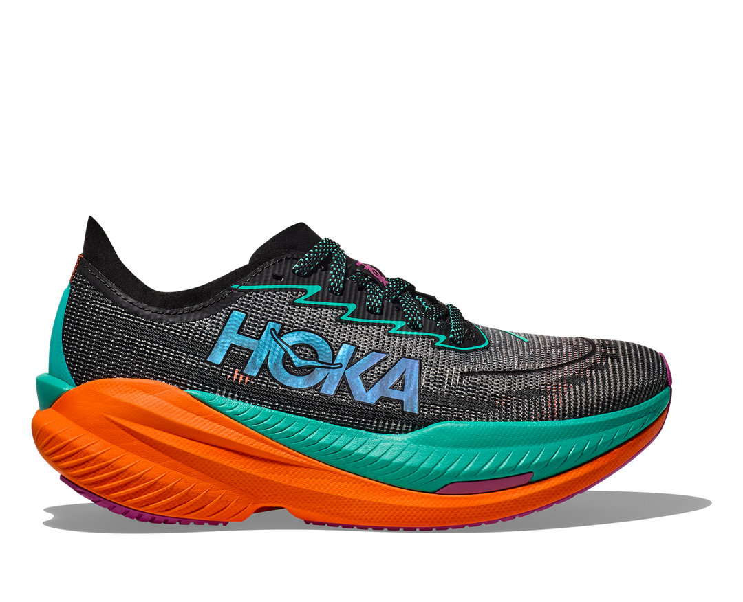 Hoka M MACH X 2 Svart / Elektrisk Aqua