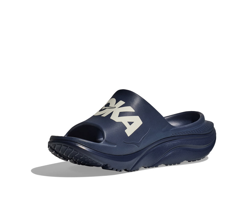 Hoka U ORA ATHLETIC SLIDE Varsity Marinblå / Vit