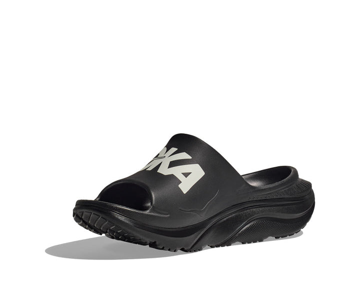 Hoka U ORA ATHLETIC SLIDE Svart / Vit