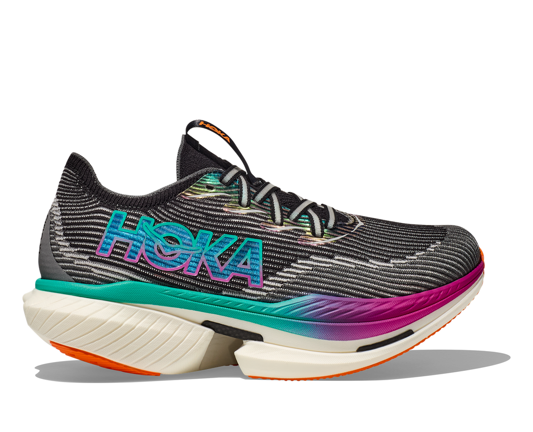 Hoka U CIELO X1 Svart / Electric Aqua