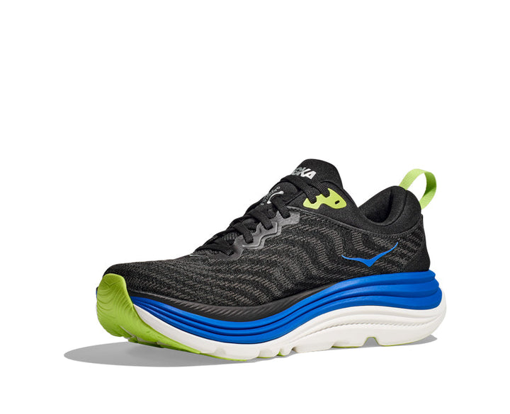 Hoka M GAVIOTA 5 Svart / Elektrisk Kobolt