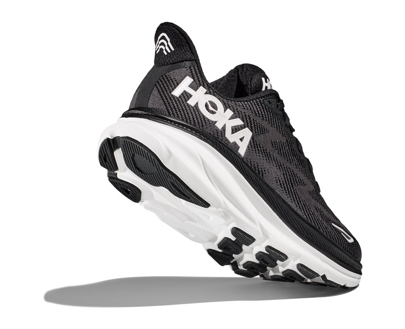 Hoka M CLIFTON 9 WIDE Svart / Vit