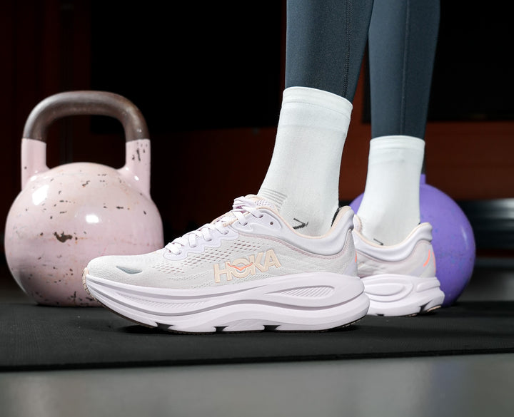 Hoka W BONDI 9 Lilac Cream / Tangerine Glow