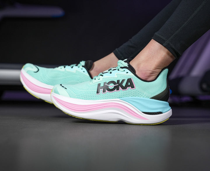 Hoka W SKYWARD X Mint Fluorit / Blå Spark