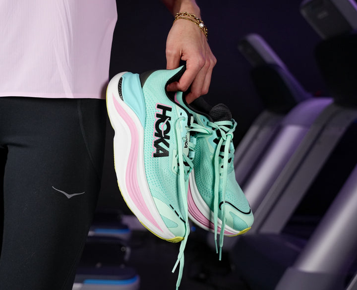 Hoka W SKYWARD X Mint Fluorit / Blå Spark
