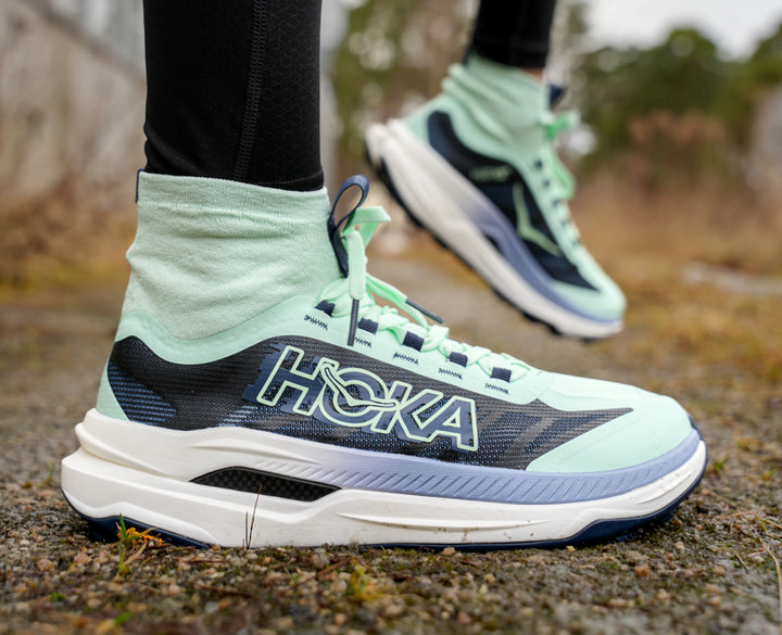 Hoka W TECTON X 3 Mint Fluorite / Varsity Navy
