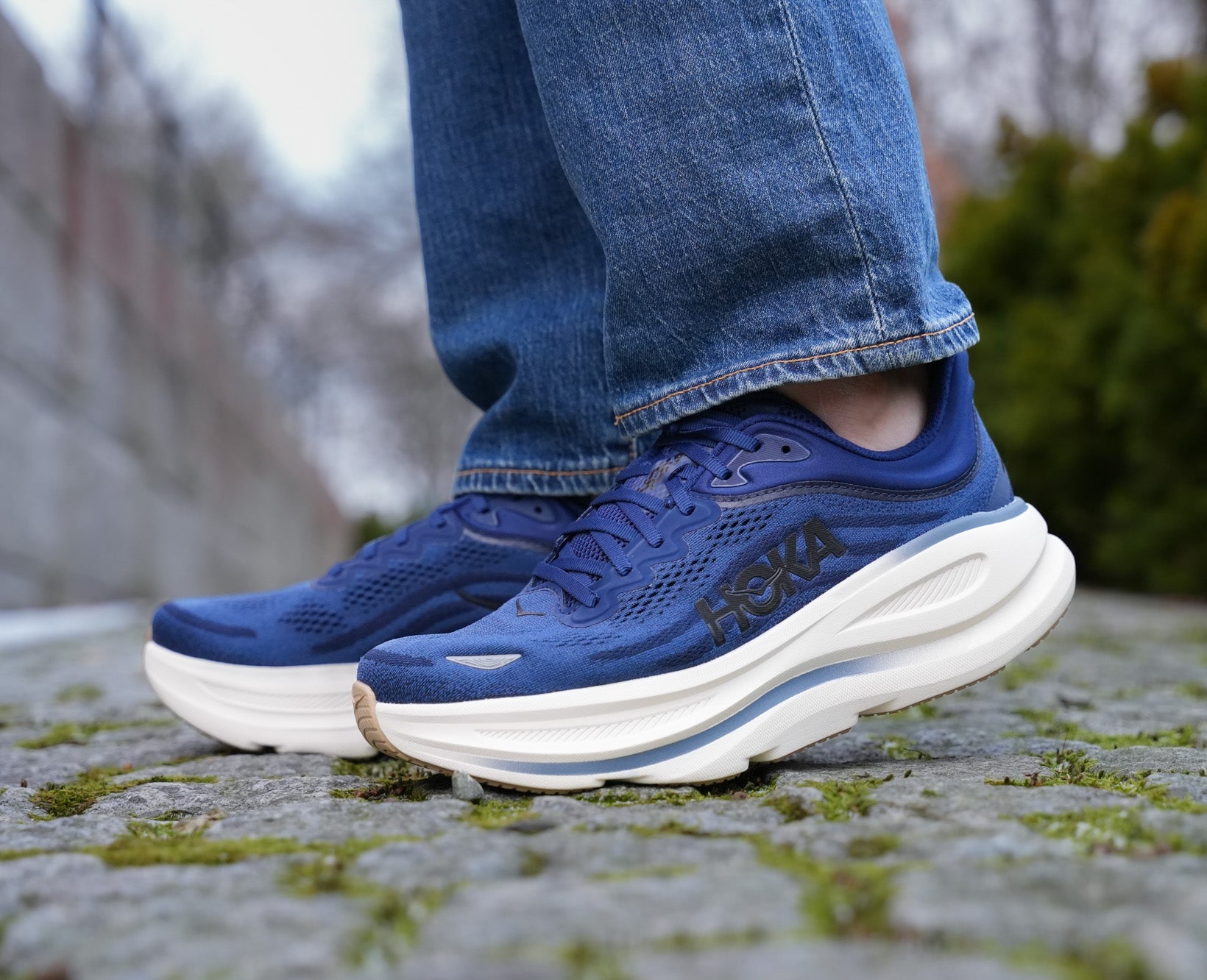 Hoka M BONDI 9 WIDE Midnight Blue / Varsity Navy – Framsport