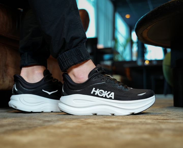 Hoka M BONDI 9 WIDE Svart / Vit 