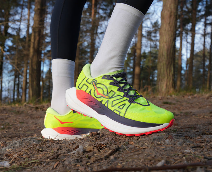Hoka W ROCKET X TRAIL Neon Yuzu / Neon Flame