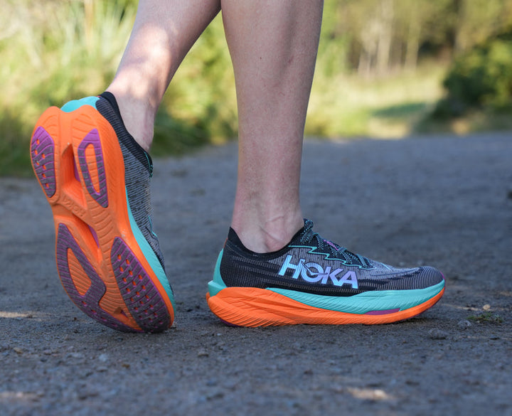 Hoka M MACH X 2 Svart / Elektrisk Aqua