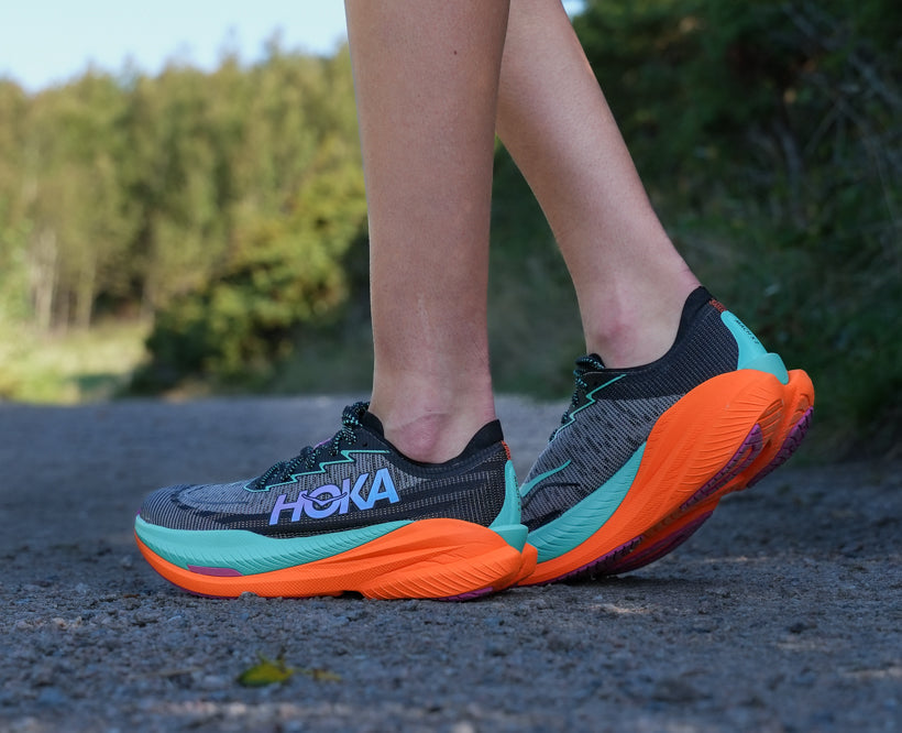 Hoka W MACH X 2 Svart / Elektrisk Aqua