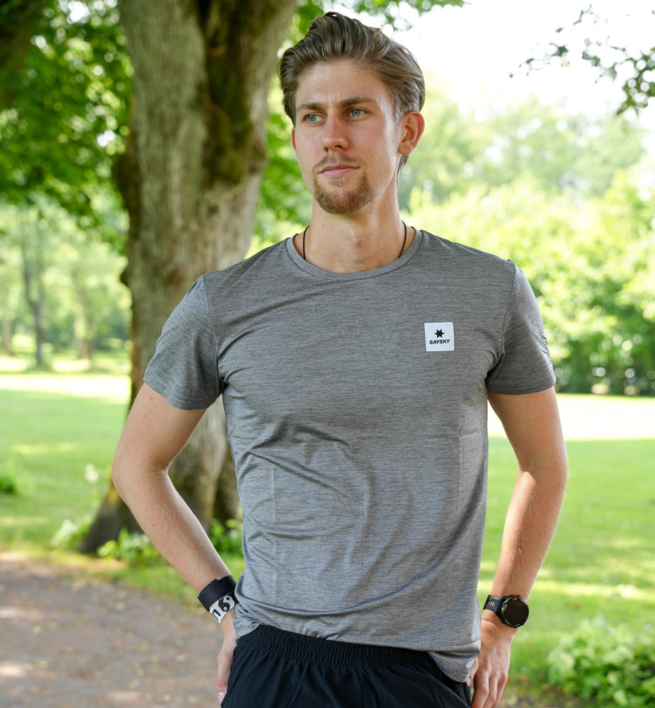 Saysky Statement Pace T-Shirt Grey