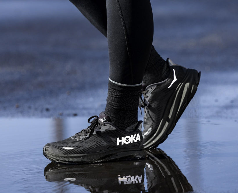 Hoka W CLIFTON 9 GTX Svart / Svart