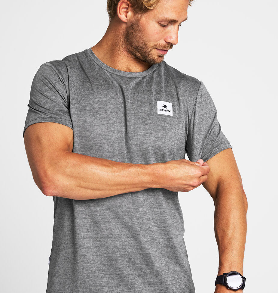 Saysky Statement Pace T-Shirt Grey