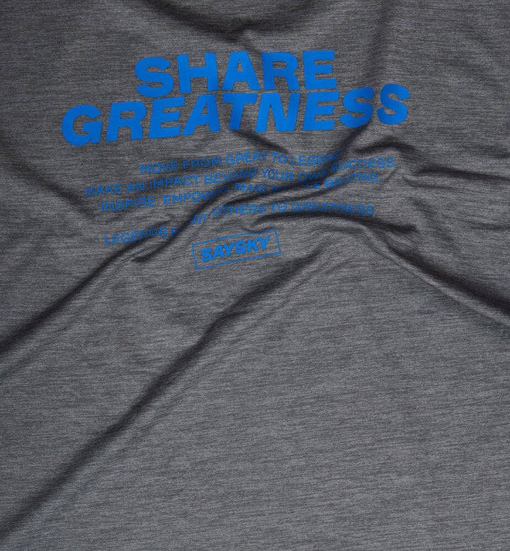 Saysky Statement Pace T-Shirt Grey