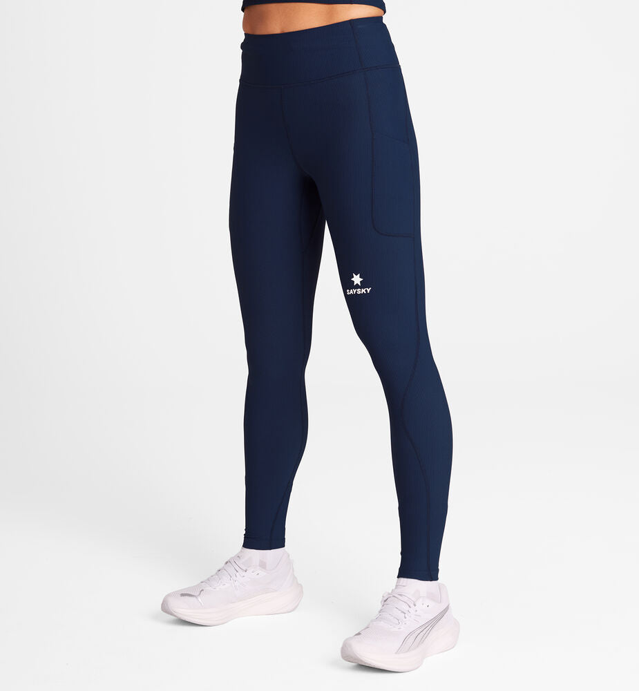 Saysky W Combat+ Rib Long Tights Blue